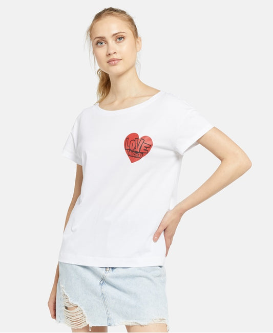 Love Moschino White T-Shirt